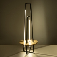 Торшер "Лоути" LED 44Вт 4000К черный 60х60х160см