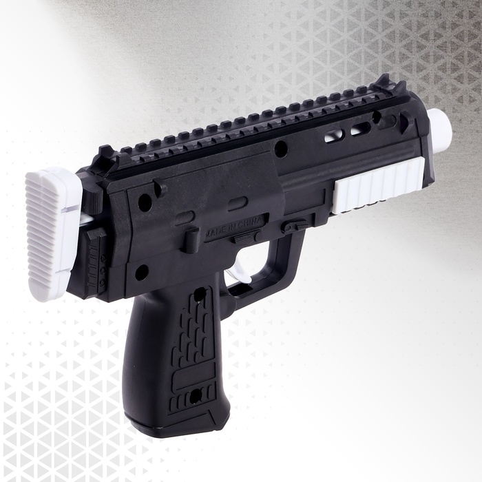 Автомат &laquo;Микро-Узи&raquo;, стреляет силиконовыми пульками