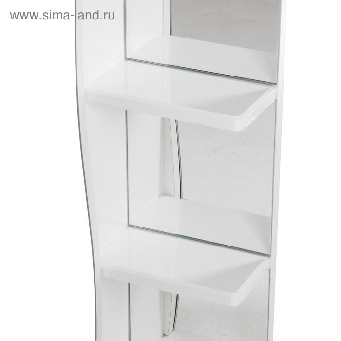 Зеркало-шкаф для ванной комнаты "Волна 500" левый, 50 х 70,5 х 16 см