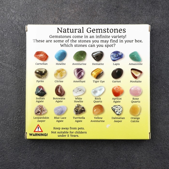 Коллекция минералов, 20 шт, 13х12 см Коллекция минералов, 20 шт, 13х12 см