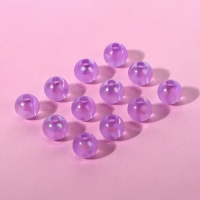 Бусины пришивные, с голографией, d = 8 мм, 50 г, цвет сиреневый Бусины пришивные, с голографией, d = 8 мм, 50 г, цвет сиреневый