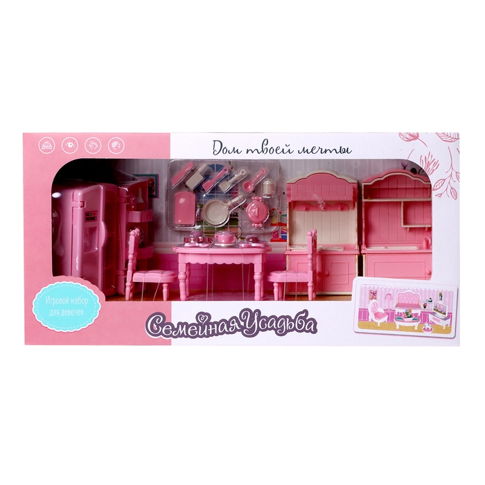 Игровой набор мебели для кукол &laquo;Семейная усадьба: столовая&raquo;