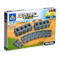 Конструктор ЖД &laquo;Рельсы&raquo;, 24 элемента