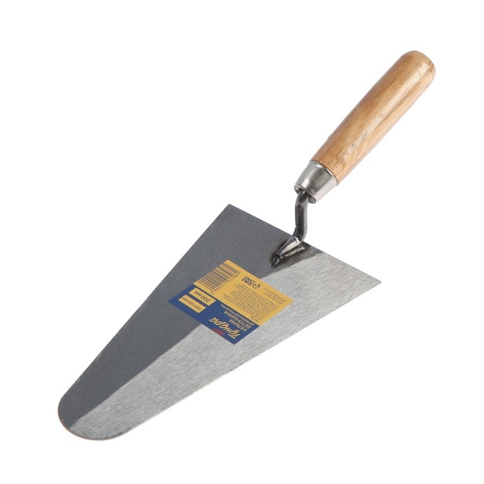 Кельма бетонщика ТУНДРА, треугольная, деревянная рукоятка, 200 мм Кельма бетонщика ТУНДРА, треугольная, деревянная рукоятка, 200 мм