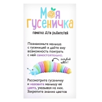 Развивающая игрушка &laquo;Моя гусеничка&raquo;