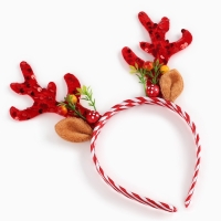 Карнавальный ободок новогодний &laquo;Рожки с ушками&raquo;