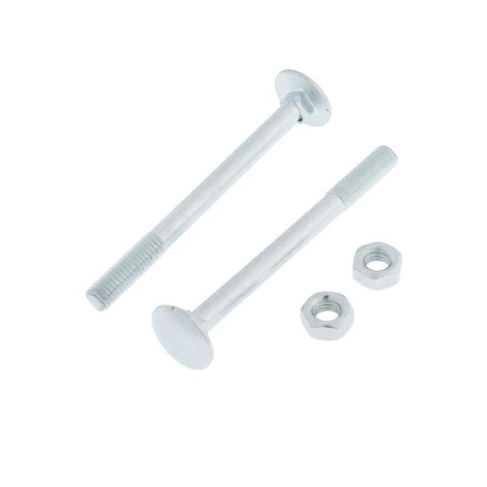 Болт мебельный Element, DIN603, 6х70 мм, с гайкой, оцинкованный, на блистере 6 шт. Болт мебельный Element, DIN603, 6х70 мм, с гайкой, оцинкованный, на блистере 6 шт.