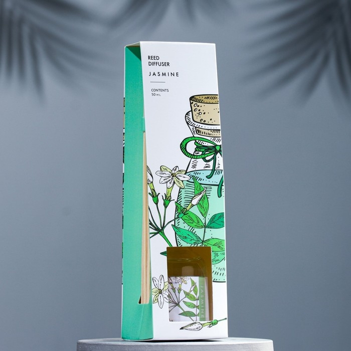 Диффузор ароматический Диффузор ароматический "Jasmine", цветущий жасмин, 50 мл