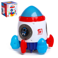 Ракета &laquo;Космос&raquo;, световые и звуковые эффекты, работает от батареек