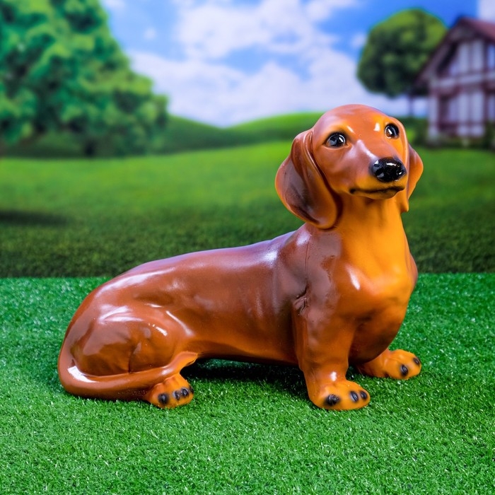 Садовая фигура Садовая фигура "Собачка Такса" 25х32см
