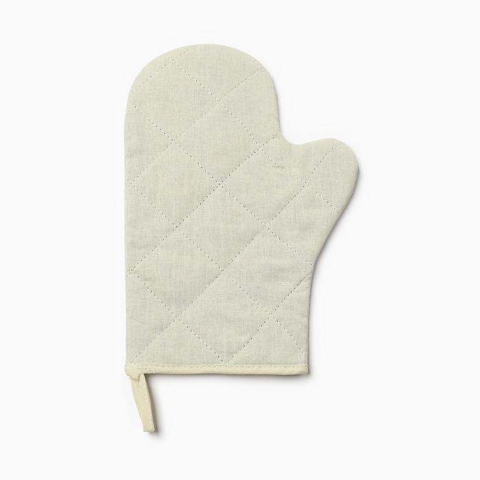 Варежка-прихватка Доляна "Зайчиха" 20х28 см, 35% хл, 65% пэ, ватин 250 г/м2