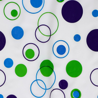 Штора для ванной Доляна &laquo;Круги&raquo;, 180&times;180 см, PEVA