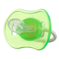 Соска - пустышка силиконовая ортодонтическая, от 3 мес., с колпачком, в контейнере, цвет желтый/зеленый Соска - пустышка силиконовая ортодонтическая, от 3 мес., с колпачком, в контейнере, цвет желтый/зеленый
