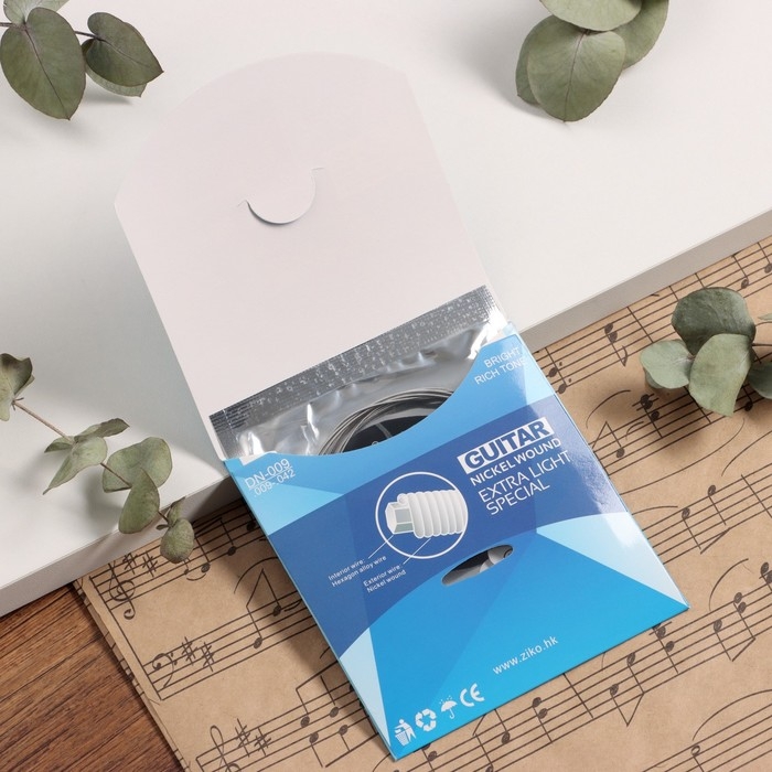 Струны электрогитары ZIKO DN-009 09-42, никелевые Струны электрогитары ZIKO DN-009 09-42, никелевые