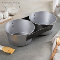 Хлебная форма для выпечки, 17.5&times;9.5&times;14 см, 2-х секционная