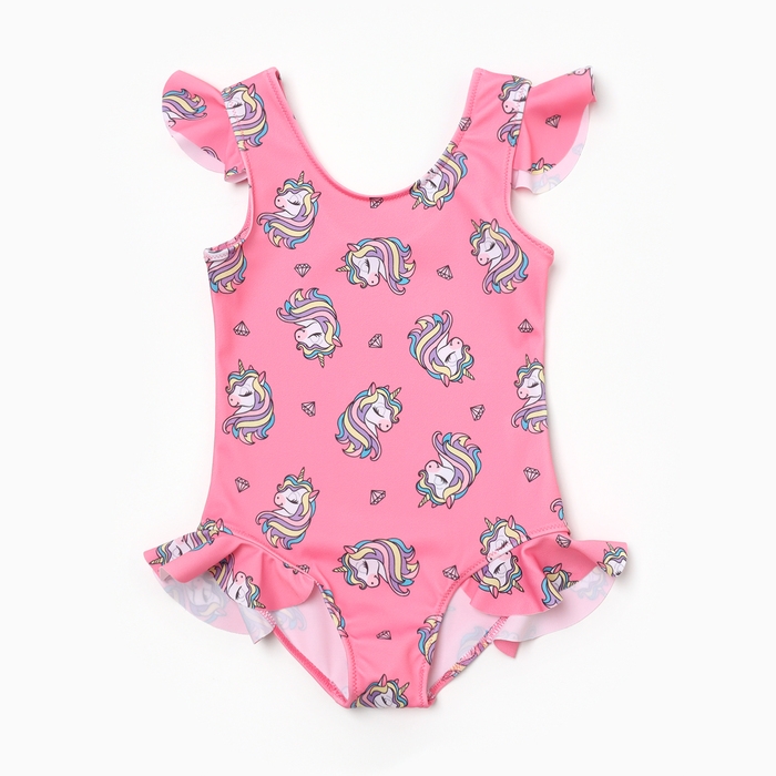 Купальник детский KAFTAN &laquo;Единороги&raquo;, рост 98-104 (30)