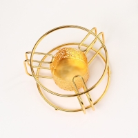 Набор чайный из стекла &laquo;Блаженство&raquo;, 6 предметов: чайник 600 мл, чаша 150 мл, блюдце d=12см, подставка 12&times;6,5 см