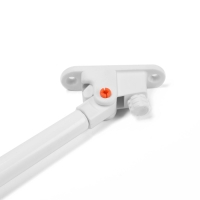 Газлифт 120N CAPPIO, с доводчиком, бесшумное открывание/закрывание, белый Газлифт 120N CAPPIO, с доводчиком, бесшумное открывание/закрывание, белый