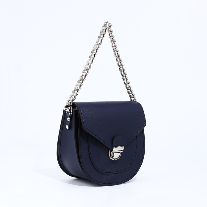 Сумка женская TEXTURA, мессенджер, маленький размер, цвет синий