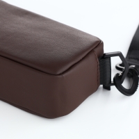 Сумка женская на молнии, TEXTURA, маленький размер, длинный ремень, цвет коричневый