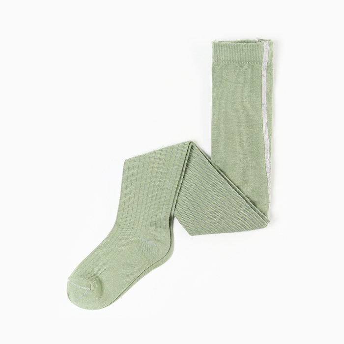 Колготки детские, цвет олива, рост 86-92 см