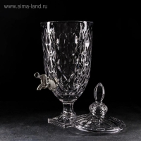 Диспенсер для напитков стеклянный Magistro «Восторг», 4,5 л, 26×20×54 см Диспенсер для напитков стеклянный Magistro «Восторг», 4,5 л, 26×20×54 см