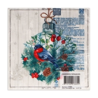 Новогодние салфетки бумажные Home Collection «Сказочное украшение», 3 слоя, 33х33, 20 шт Новогодние салфетки бумажные Home Collection «Сказочное украшение», 3 слоя, 33х33, 20 шт