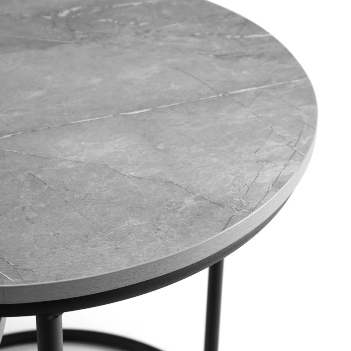 Столик журнальный "Матрешка", 500х500, Каспий темный