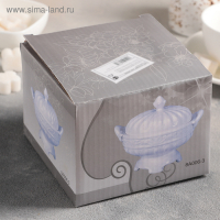 Конфетница керамическая &laquo;Винтаж&raquo;, 300 мл, цвет белый