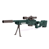 Робот &laquo;Снайперская винтовка&raquo;, трансформируется, с металлическими элементами