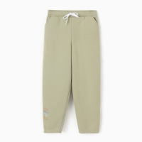 Брюки детские MINAKU: Exclusive print, цвет оливковый, Oversize рост 152 см Брюки детские MINAKU: Exclusive print, цвет оливковый, Oversize рост 152 см