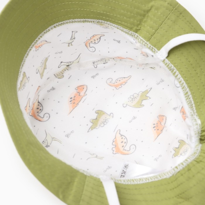 Панама детская, цвет зеленый, размер 42-44