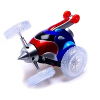 Перевёртыш радиоуправляемый «Скорость», работает от батареек, световые эффекты, цвет синий Перевёртыш радиоуправляемый «Скорость», работает от батареек, световые эффекты, цвет синий