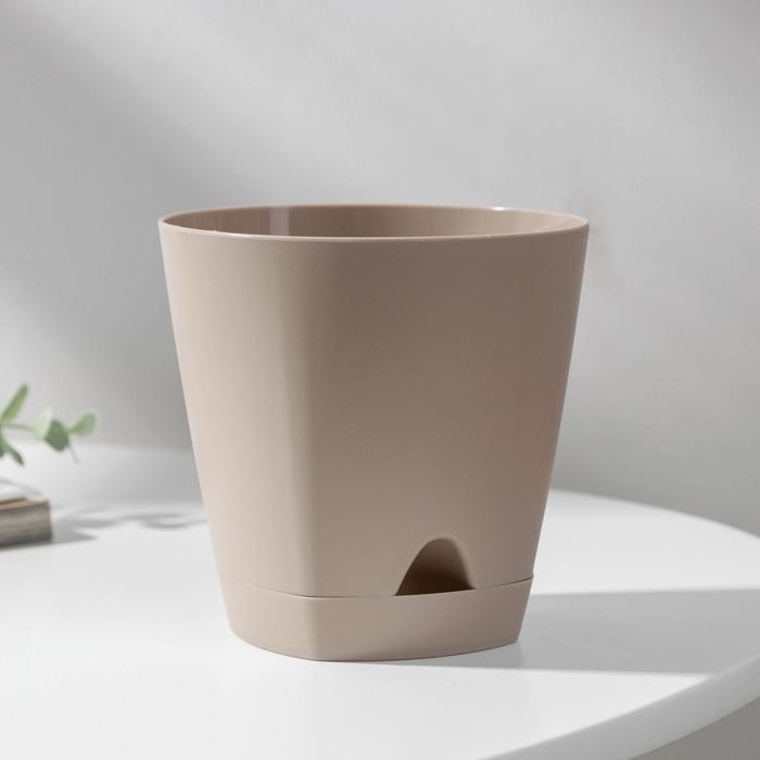 Набор горшков для цветов с прикорневым поливом Amsterdam, 650 мл, 5 шт, цвет МИКС Набор горшков для цветов с прикорневым поливом Amsterdam, 650 мл, 5 шт, цвет МИКС