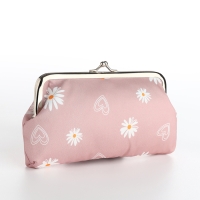 Косметичка на фермуаре, цвет розовый Косметичка на фермуаре, цвет розовый