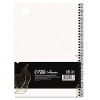 Тетрадь A4 на гребне 80л кл Цветы. Эстетика, обл мел карт, офсет Тетрадь A4 на гребне 80л кл Цветы. Эстетика, обл мел карт, офсет