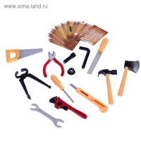 Набор инструментов «Супер мастер», с обучающими карточками, 13 элементов Набор инструментов «Супер мастер», с обучающими карточками, 13 элементов