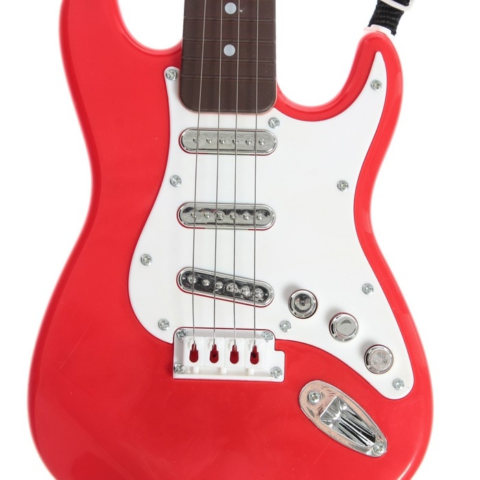 Игрушка музыкальная &laquo;Супергитара&raquo;, звуковые эффекты, цвета МИКС, в пакете