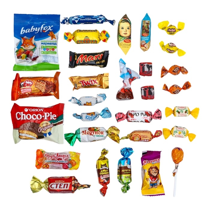 &laquo;Телефончик&raquo; Простоквашино 400 гр Новогодний подарочный набор №369