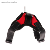 Шлейка К7 мягкая светоотражающая, размер М, ОГ 52-66 см, вес 9,5-17,5 кг, красная Шлейка К7 мягкая светоотражающая, размер М, ОГ 52-66 см, вес 9,5-17,5 кг, красная