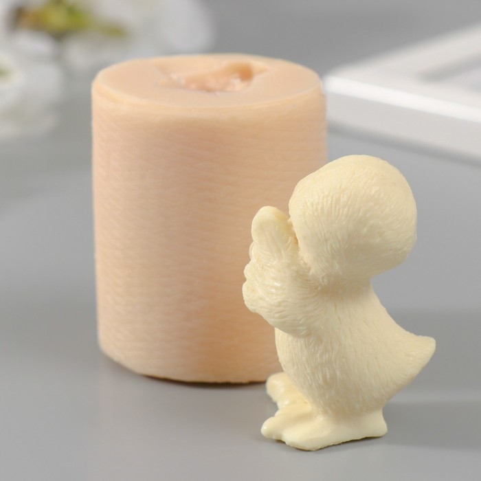 Молд силикон Молд силикон "Утенок" 3,5х3,2х5,2 см МИКС