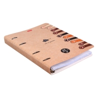 Тетредь на 4-х кольцах А5, 80 листов в клетку "На мягких лапках", обложка слим-картон, глянцевая ламинация, блок офсет Тетредь на 4-х кольцах А5, 80 листов в клетку "На мягких лапках", обложка слим-картон, глянцевая ламинация, блок офсет