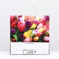 Пакет "Весенний букет", мягкий пластик, 28,5 x 30 см, 100 мкм Пакет "Весенний букет", мягкий пластик, 28,5 x 30 см, 100 мкм