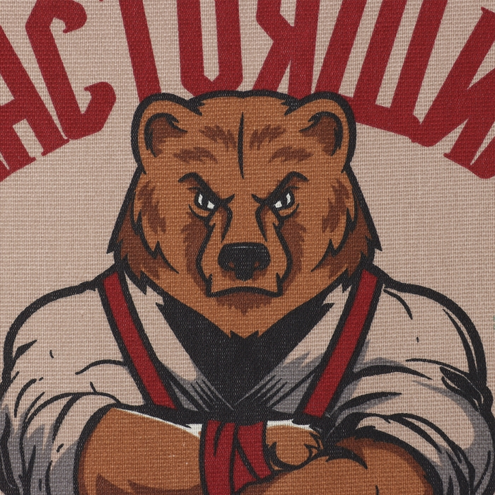 Набор кухонных полотенец Доляна Набор кухонных полотенец Доляна "Настоящий защитник" 2 шт, 35х60 см, рогожка, 100% хлопок, 160г/м2