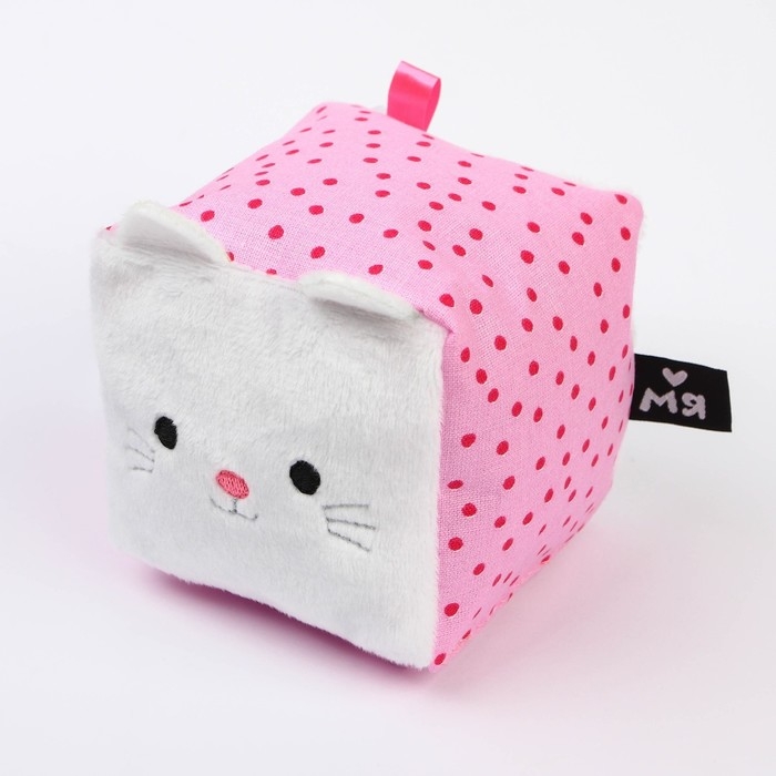 Игрушка мягкий кубик &laquo;Котенок&raquo;, Мякиши