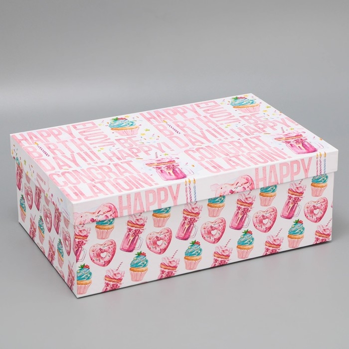 Набор коробок 15 в 1, упаковка подарочная, &laquo;С днём рождения&raquo;, 12 х 7 х 4 см - 44 х 31 х 15 см