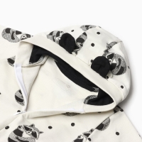 Комбинезон &laquo;Енот&raquo; Крошка Я, цвет белый, рост 74-80 см