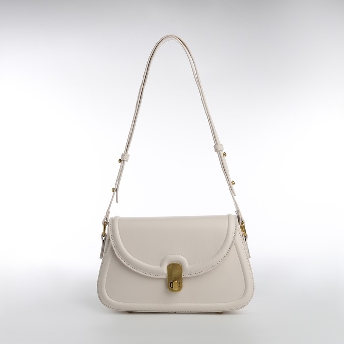 Сумка женская TEXTURA, мессенджер, средний размер, цвет молочный Сумка женская TEXTURA, мессенджер, средний размер, цвет молочный