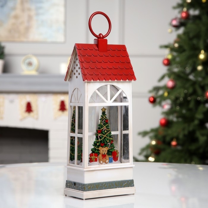 Фигура светодиодная &laquo;Сияние праздника&raquo;, 27.3х10.9х6.3 см, музыка, батарейки ААх3 (не в комплекте), USB, свечение тёплое белое