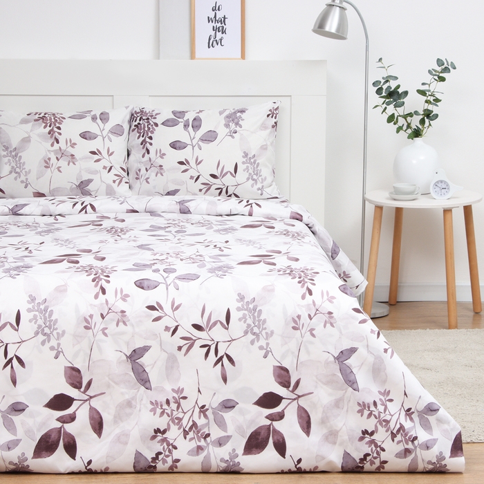 Постельное бельё Экономь и Я 2 сп Spring morning 175*215см,180*215см,50*70см-2 шт, полисатин, 80 г/м&sup2;